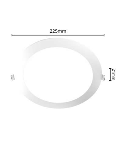 Interelec 403405 Panel Led Embutir...